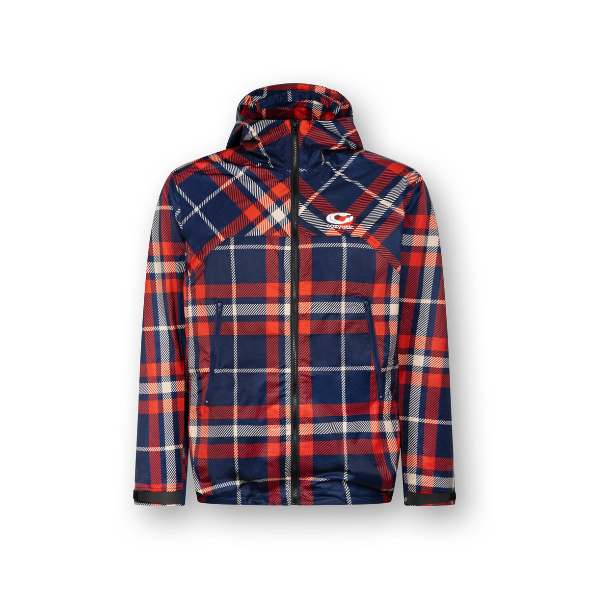 Plaid Rain Jacket (Blue/Red)
