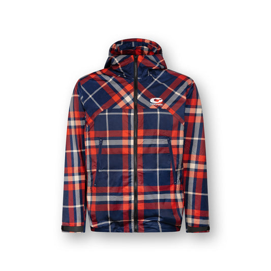 Plaid Rain Jacket (Blue/Red)